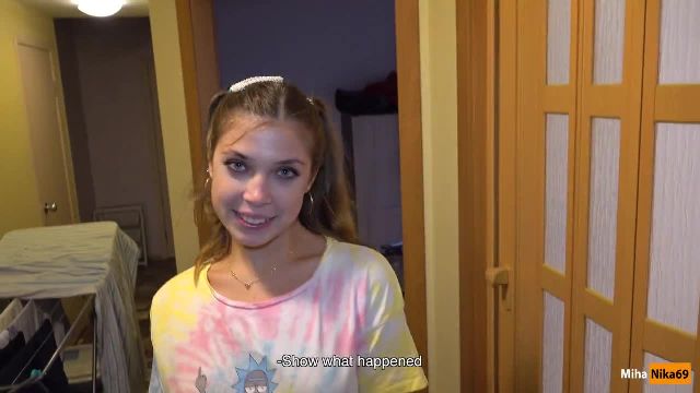 Муж на час оказался мужем на пять минут - |Залил спермой всю мою киску|- От первого лица - 4К - 1